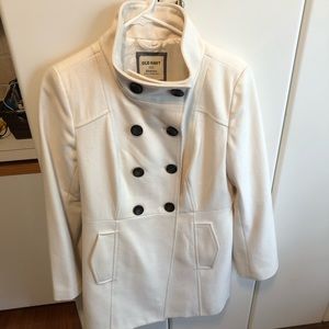 Old Navy Ivory Peacoat